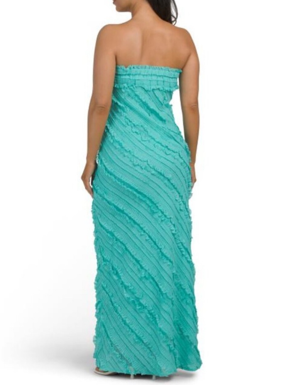 ENDLESS ROSE Strapless Ruffled Maxi Dress - Picture 2 of 5